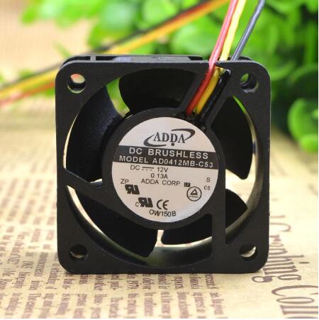 Original ADDA AD0412MB-C53 Cooling Fan 12V 0.13A 1.56W 3wires AD0412MB-C53 Fans